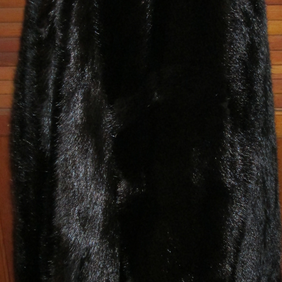 VTG 90S RANCH MINK JACKET  COAT KNEE LENGTH MEDIUM - Picture 7 of 8